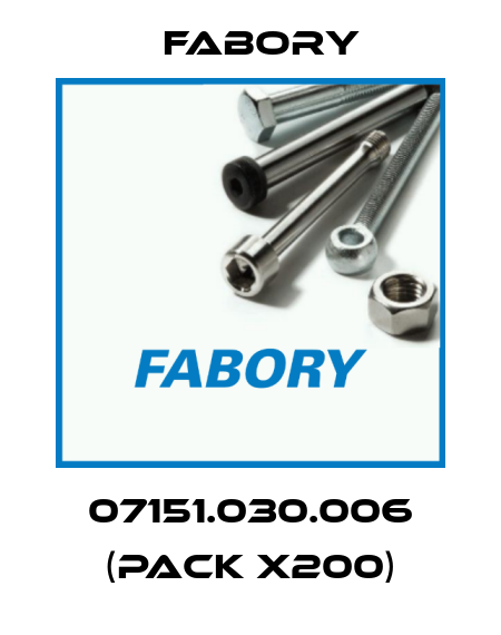 07151.030.006 (pack x200) Fabory