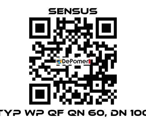 Typ WP QF QN 60, DN 100 Sensus