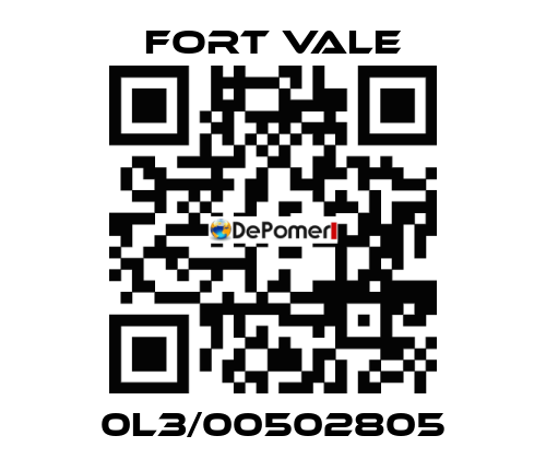 0L3/00502805 Fort Vale