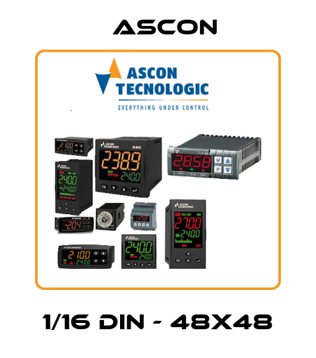 1/16 DIN - 48x48 Ascon