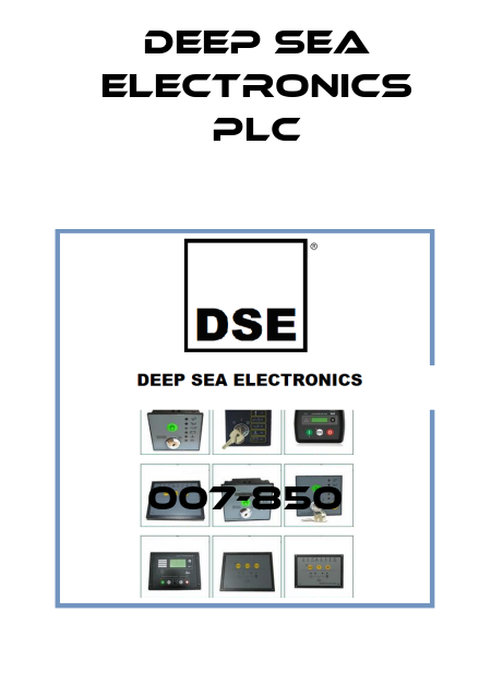 007-850 DEEP SEA ELECTRONICS PLC