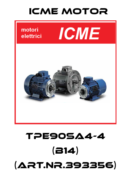 TPE90SA4-4 (B14) (Art.nr.393356) Icme Motor