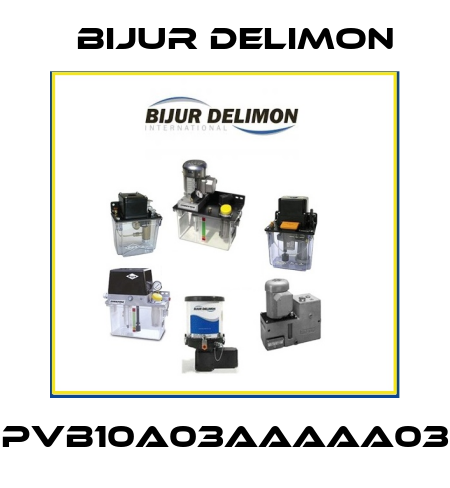 PVB10A03AAAAA03 Bijur Delimon