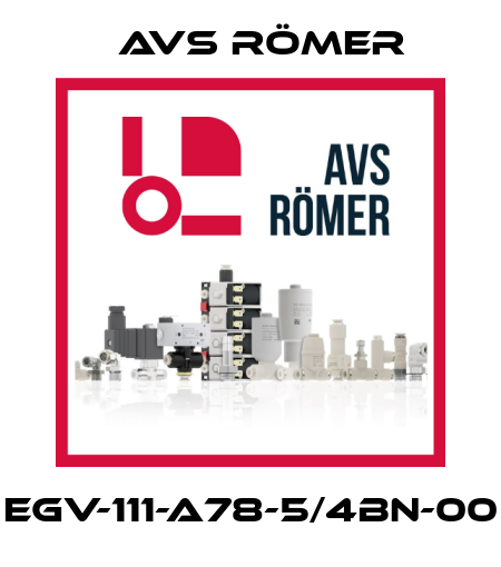 EGV-111-A78-5/4BN-00 Avs Römer