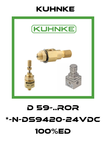 D 59-..ROR *-N-DS9420-24VDC 100%ED Kuhnke