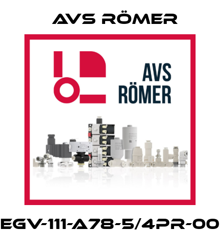EGV-111-A78-5/4PR-00 Avs Römer