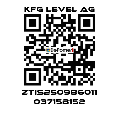 ZTIS250986011 03715B152 KFG Level AG