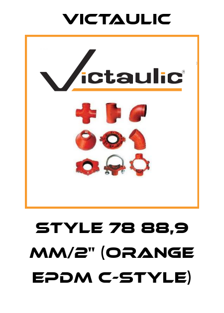 Style 78 88,9 mm/2" (orange EPDM C-Style) Victaulic