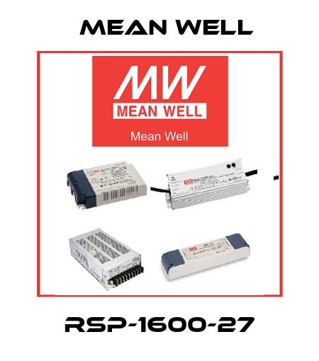 RSP-1600-27 Mean Well