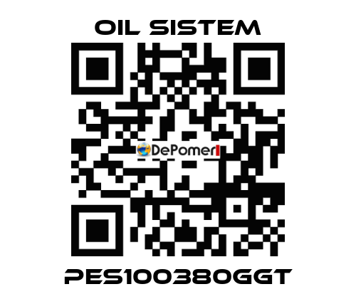 PES100380GGT Oil Sistem