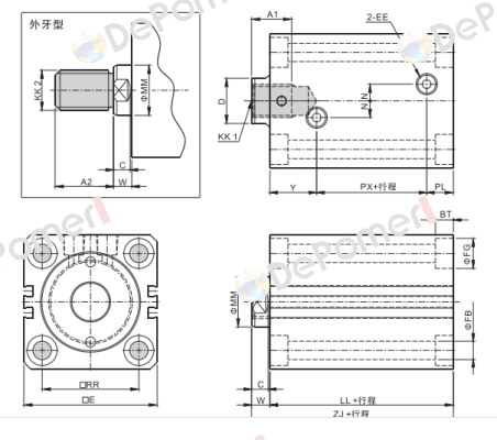 MGCXHC-A-IN-SD-50*40ST-T2 Jufan