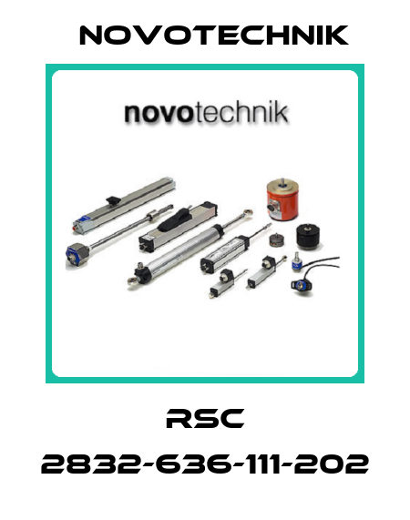 RSC 2832-636-111-202 Novotechnik