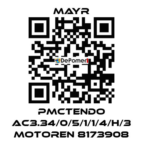 PMCTENDO AC3.34/0/5/1/1/4/H/3 MOTOREN 8173908 Mayr