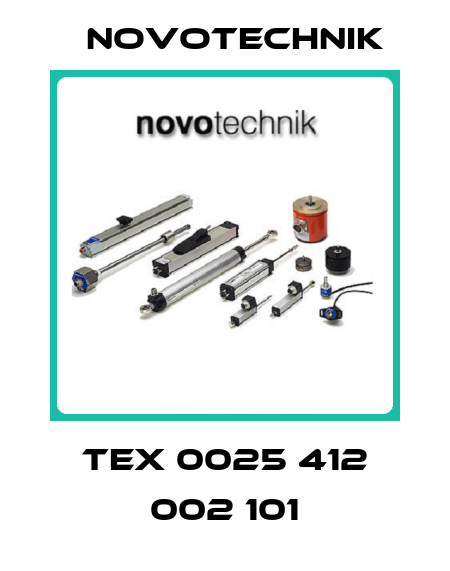 TEX 0025 412 002 101 Novotechnik