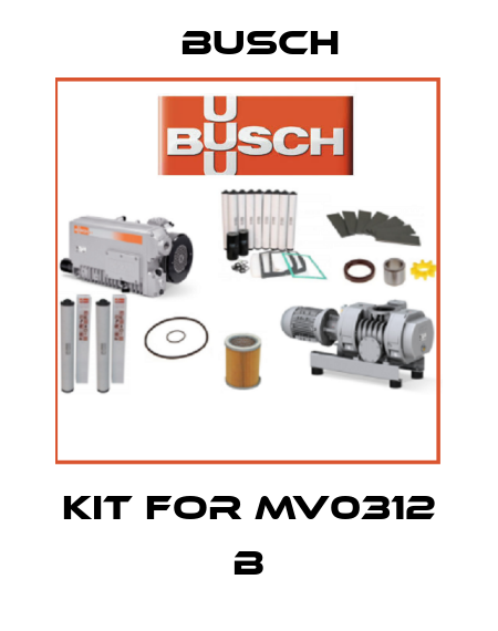 kit for MV0312 B Busch