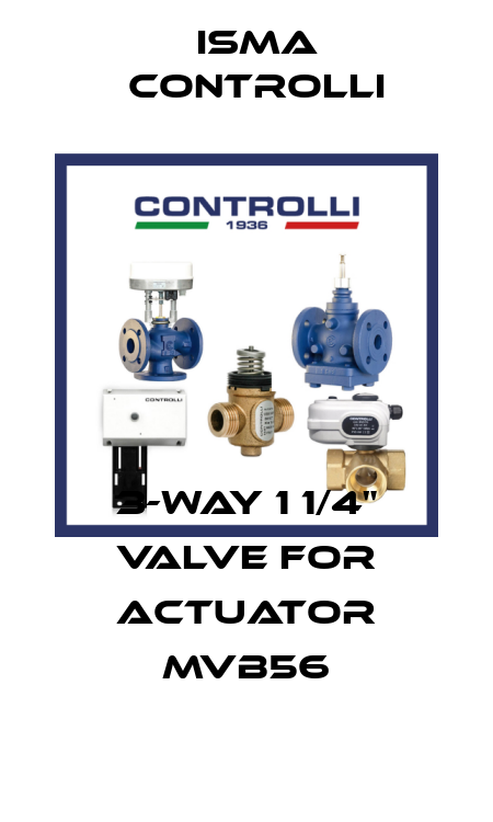 3-way 1 1/4" valve for actuator MVB56 iSMA CONTROLLI
