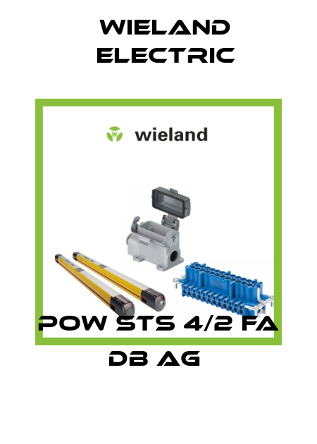 POW STS 4/2 FA DB AG  Wieland Electric