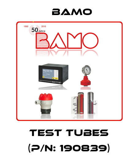 Test tubes (P/N: 190839) Bamo
