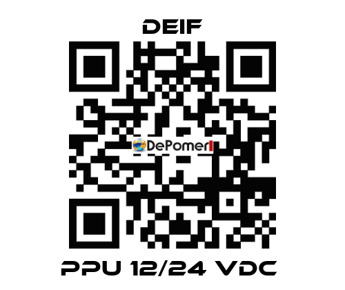 PPU 12/24 VDC  Deif