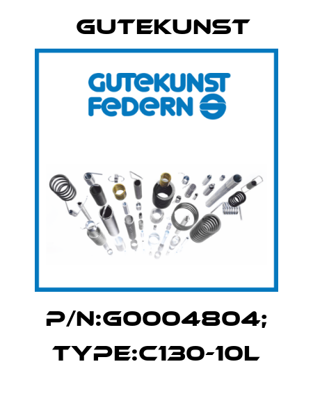 P/N:G0004804; Type:C130-10L Gutekunst