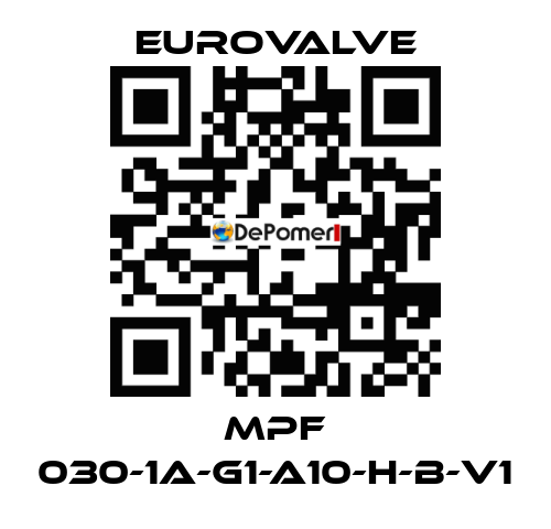 MPF 030-1A-G1-A10-H-B-V1 Eurovalve