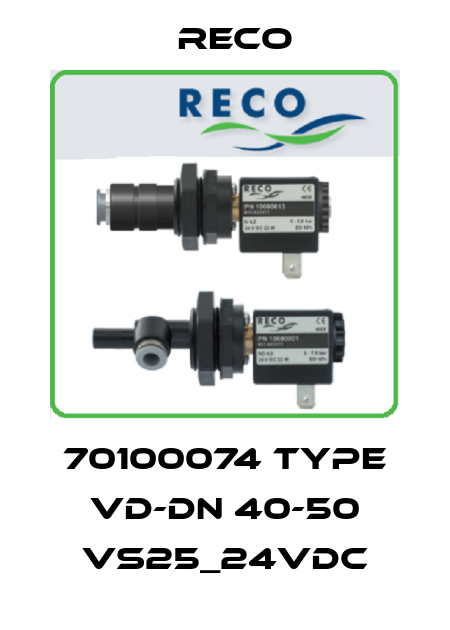 70100074 Type VD-DN 40-50 VS25_24VDC Reco
