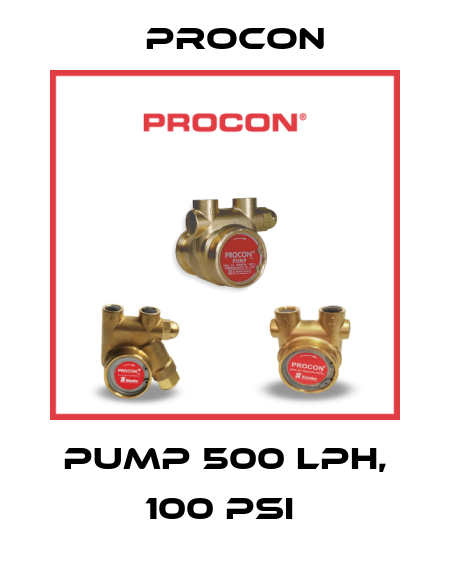 PUMP 500 LPH, 100 PSI  Procon