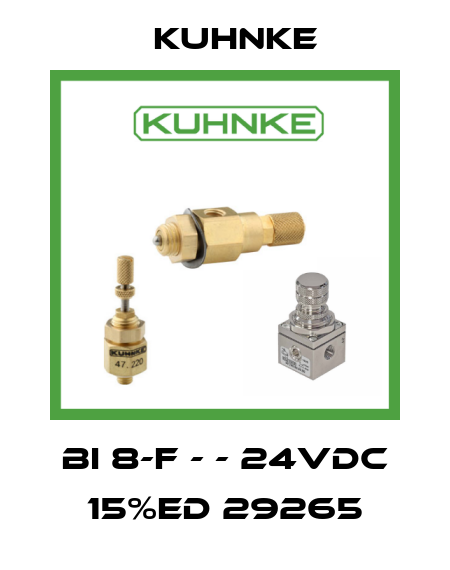 BI 8-F - - 24VDC 15%ED 29265 Kuhnke