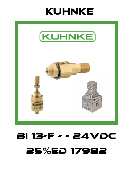 BI 13-F - - 24VDC 25%ED 17982 Kuhnke
