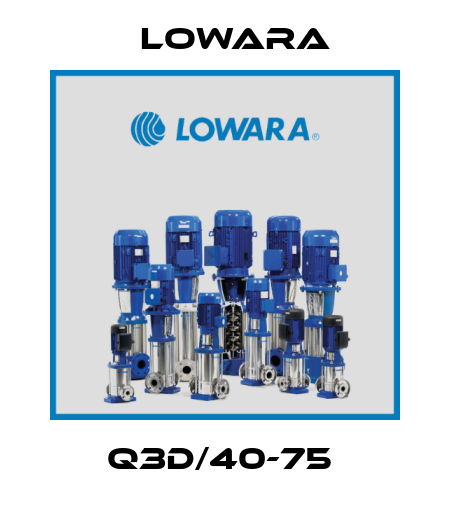 Q3D/40-75  Lowara