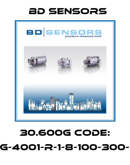 30.600G Code: 30.600G-4001-R-1-8-100-300-2-1-000 Bd Sensors
