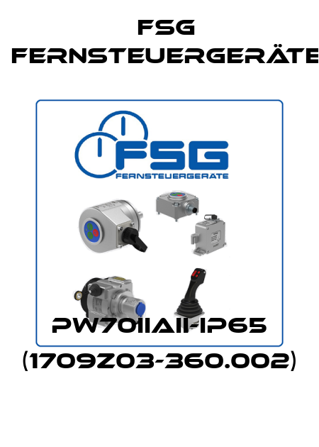 PW70IIAII-IP65 (1709Z03-360.002) FSG Fernsteuergeräte