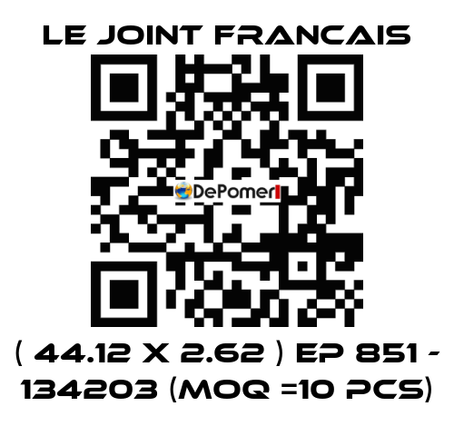 ( 44.12 X 2.62 ) EP 851 - 134203 (MOQ =10 pcs) LE JOINT FRANCAIS