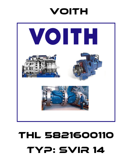 THL 5821600110 Typ: SVIR 14 Voith