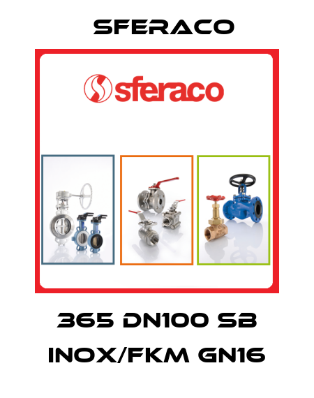 365 DN100 SB INOX/FKM GN16 Sferaco