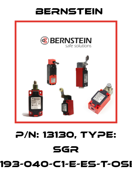 P/N: 13130, Type: SGR 15-193-040-C1-E-ES-T-OSE-5 Bernstein