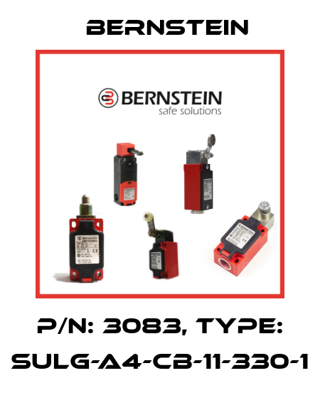 P/N: 3083, Type: SULG-A4-CB-11-330-1 Bernstein