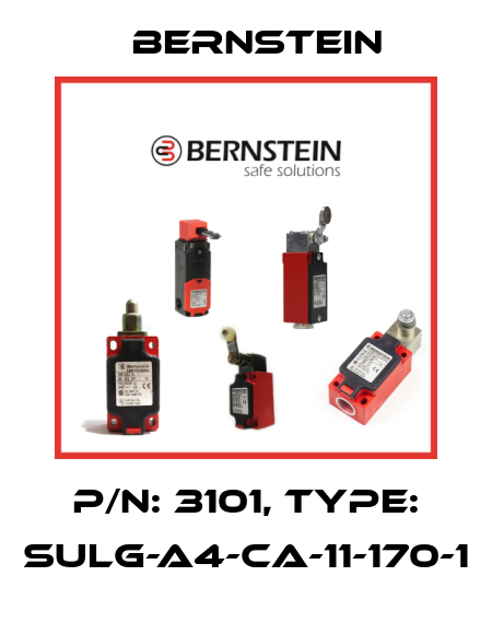 P/N: 3101, Type: SULG-A4-CA-11-170-1 Bernstein