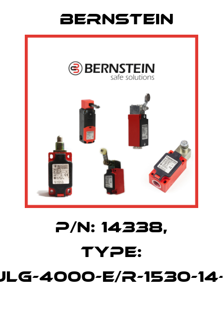 P/N: 14338, Type: SULG-4000-E/R-1530-14-01 Bernstein
