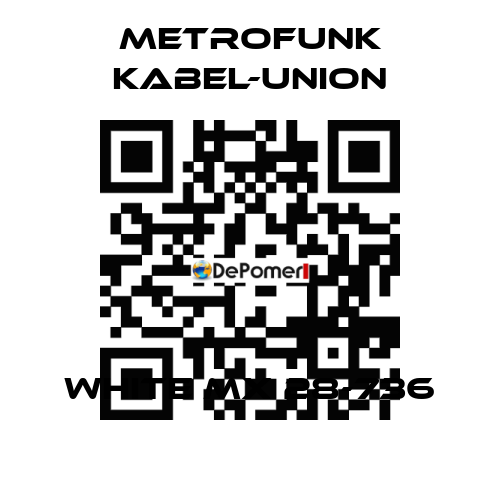 white MX 28-736 METROFUNK KABEL-UNION
