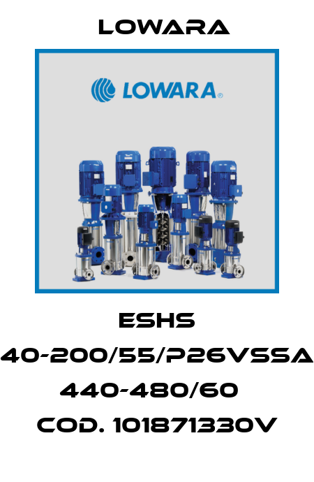 ESHS 40-200/55/P26VSSA  440-480/60   COD. 101871330V Lowara