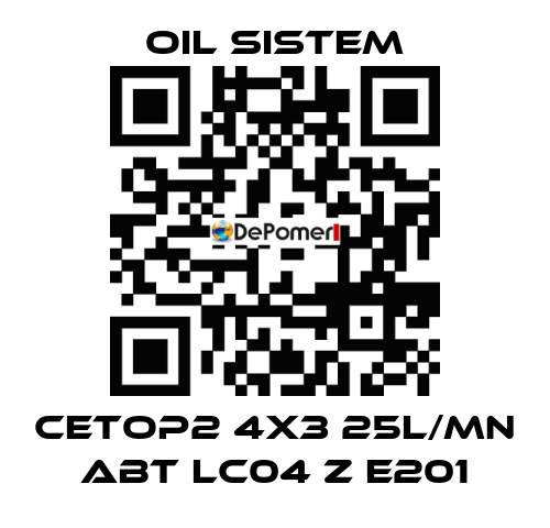 Cetop2 4x3 25l/mn ABT LC04 Z E201 Oil Sistem