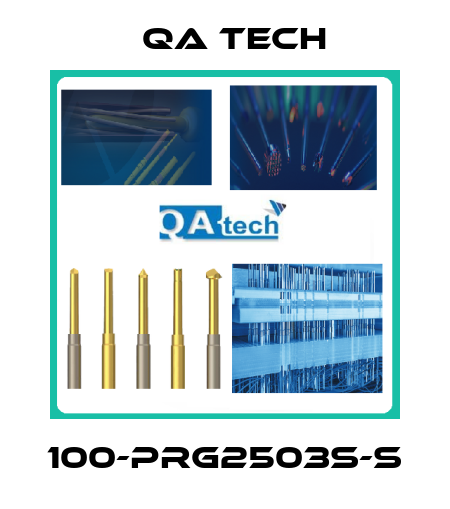 100-PRG2503S-S QA Tech