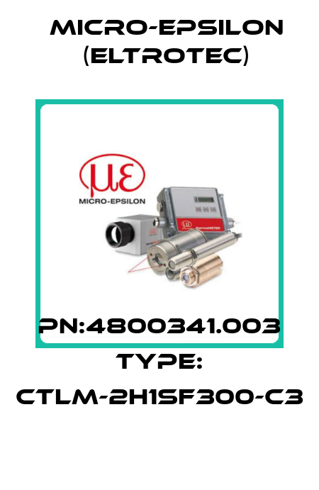 PN:4800341.003 Type: CTLM-2H1SF300-C3 Micro-Epsilon (Eltrotec)