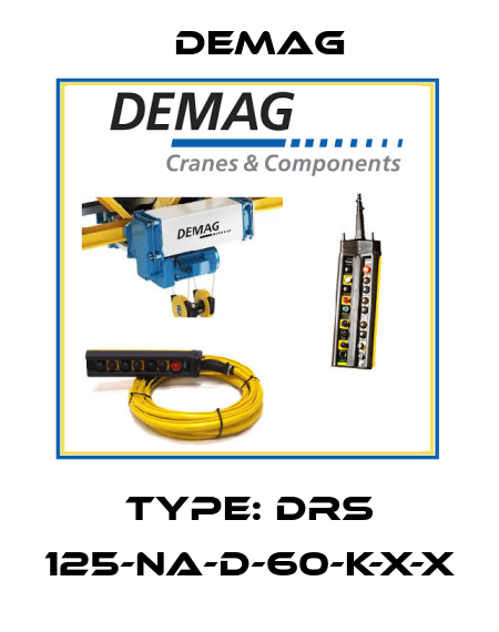 Type: DRS 125-NA-D-60-K-X-X Demag