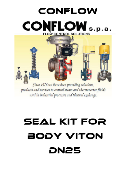 SEAL KIT FOR BODY VITON DN25 CONFLOW