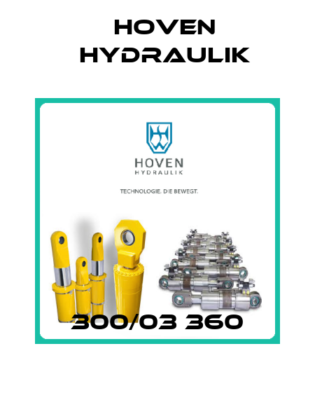 300/03 360 Hoven Hydraulik