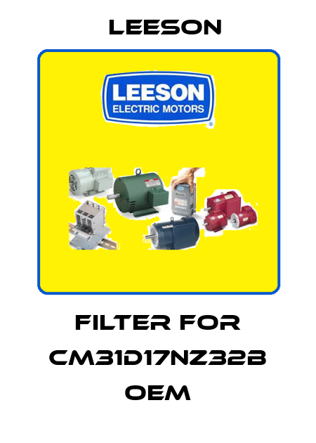 filter for CM31D17NZ32B OEM Leeson