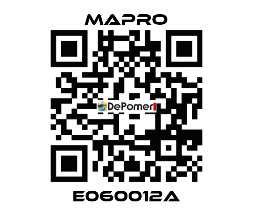E060012A Mapro