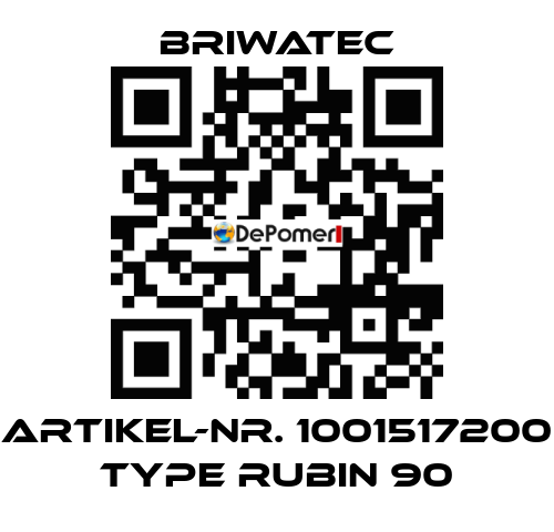 Artikel-Nr. 1001517200 Type RUBIN 90 Briwatec